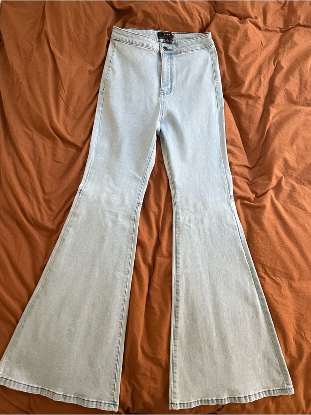 Jealous Tomato Light Blue Flare Jeans